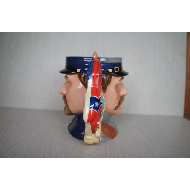 American Royal Doulton American Civil War Confederate & Union Soldier Character Jug For Sale - Image 9 of 17