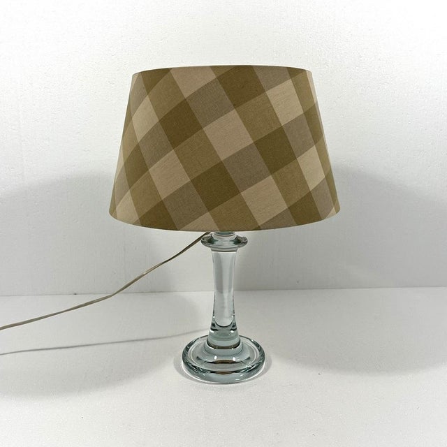 Glass Glass Table Lamp from Holmegaard, 1970s For Sale - Image 7 of 14