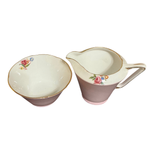 Mid 19th Century Royal Grafton Sugar and Creamer Set