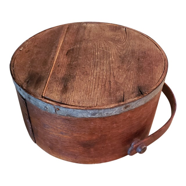 Early 20th Century Antique Wooden Bucket Chairish