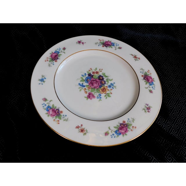 1930s Lenox Dinner Plate in Lenox Rose For Sale - Image 4 of 4