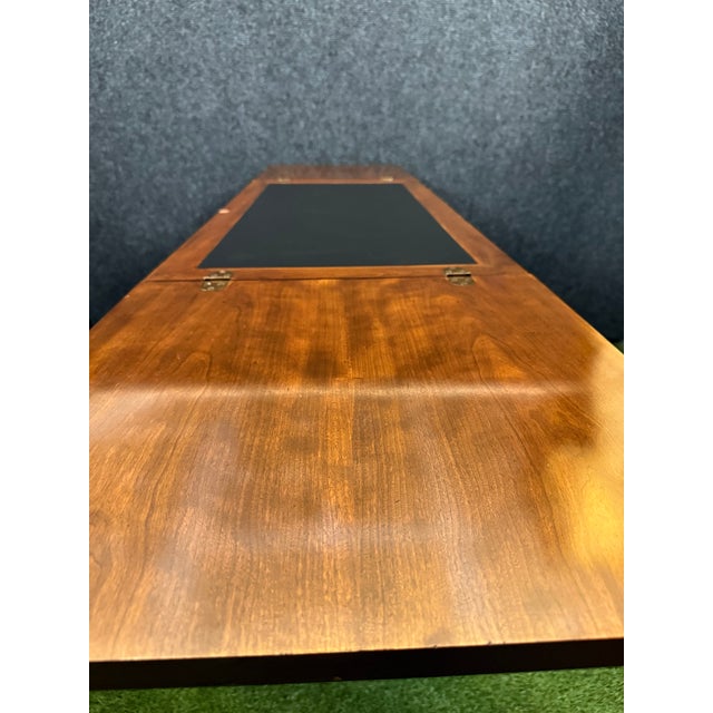 Drexel Heritage Drexel Heritage "Vintage Cherry" Expandable Flip-Top Server Bar Cabinet For Sale - Image 4 of 6