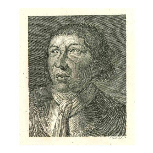 James Caldwell, Portrait of a Man, Original Etching, 1810 For Sale