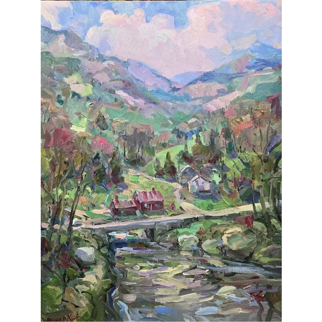 "Little Switzerland" Contemporary Painting by James P. Kerr For Sale