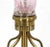 Mid 20th Century Vintage Mid Century Pink Murano Glass and Brass Table Lamps- a Pair For Sale - Image 5 of 10