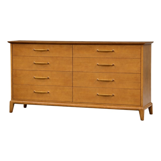 Henredon 60” Walnut Dresser For Sale