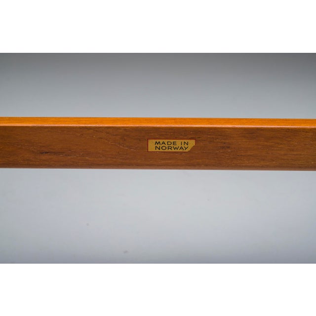 Wood Mid-Century Teak Side Table by Fredrik A. Kayser for Vatne, Norway, 1960s For Sale - Image 7 of 11
