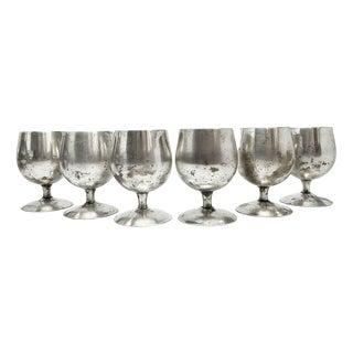 Art Deco Cognac Glasses by Resovia, Poland, 1970s, Set of 6 For Sale