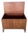 Vintage Walnut Blanket Box from Sutcliffe of Todmorden For Sale