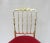 Brass and Red Velvet Chiavari Chair, Italy, 1960s For Sale - Image 5 of 18