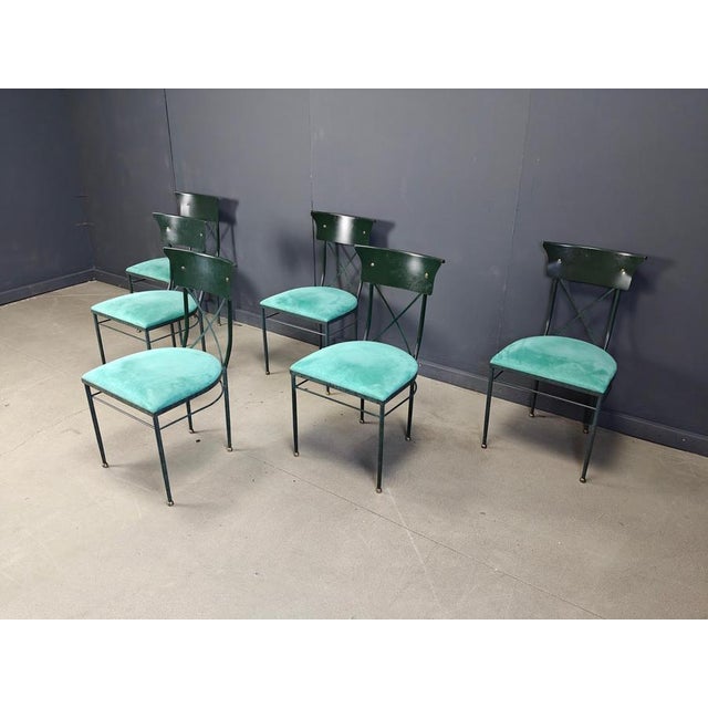 Vintage Dining Chairs from Belgochrom, 1970s, Set of 6 For Sale - Image 6 of 12