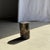 Contemporary Small Side Table in Black Petrified Wood with Beige Striations, 1980s For Sale - Image 3 of 18
