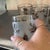 Vintage Mid Century Modern Libbey Frosted Gorgeous Glass Silver Leaf Set of 4 Glass Tumblers For Sale - Image 11 of 11