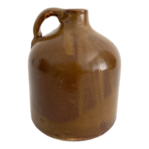 Antique Minnesota Red Wing Chocolate Brown Stoneware Jug