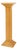 Pencil Reed Pedestal in the style of Vivai Del Sud, 1970s For Sale
