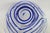Mid Century Modern Murano Art Glass Serving Bowl With Cobalt Blue Striping 4860b For Sale - Image 11 of 12