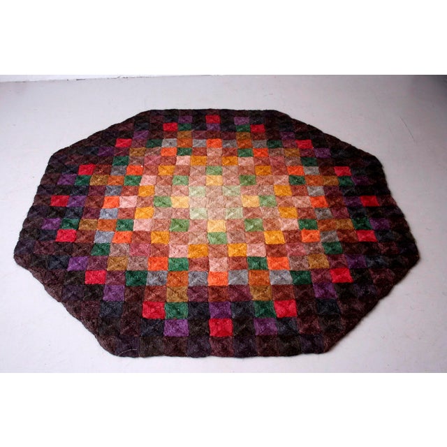 1970s Sisal Rug in the style of Verner Panton, 1970s For Sale - Image 5 of 5