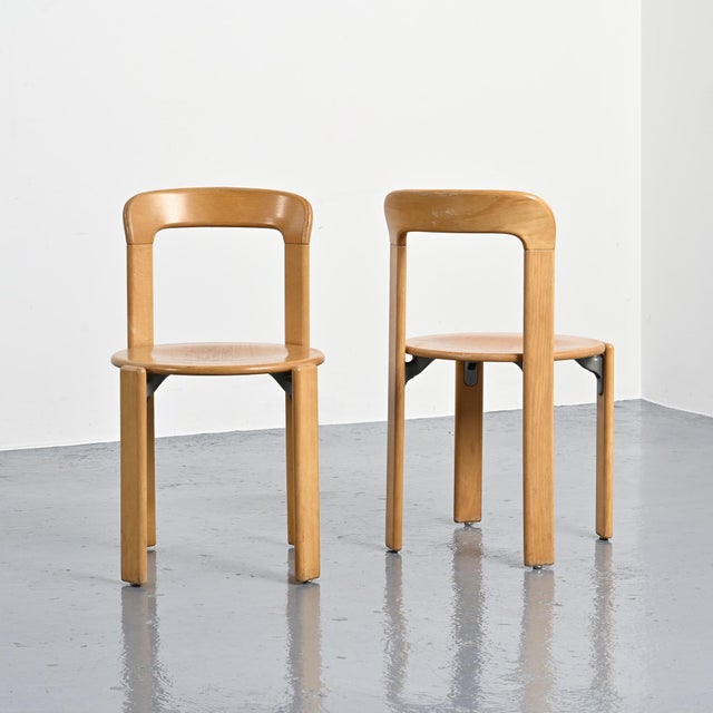 Dietiker Chairs by Bruno Rey for Dietiker, 1970s, Set of 2 For Sale - Image 4 of 13