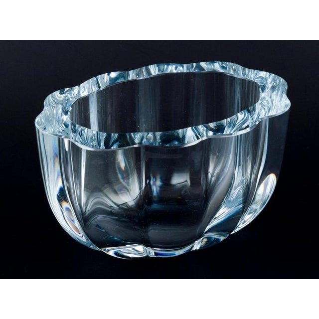 Danish Goldsmiths Craft Art Glass Jar with Lid in Sterling Silver, 1960s For Sale - Image 6 of 9