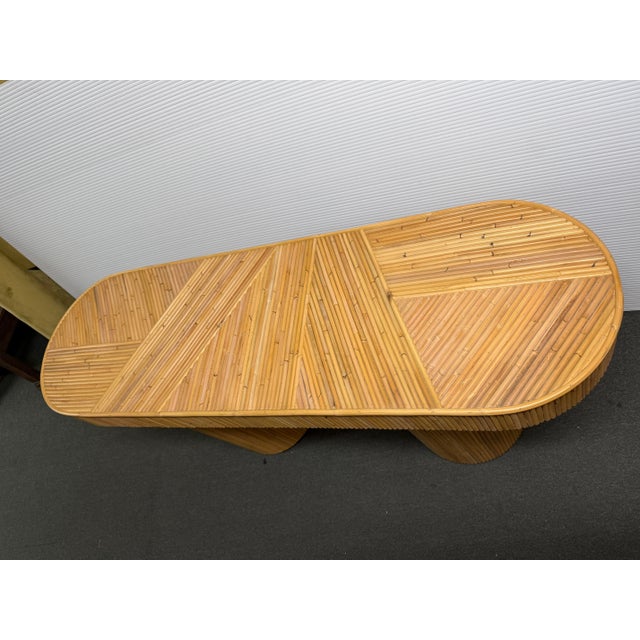 Contemporary Studio Ellison Liza Rattan Console Table For Sale - Image 3 of 12