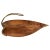 Brown Mid-Century Walnut Bowl in Shape of a Leaf, Austrian, 1950s For Sale - Image 8 of 8