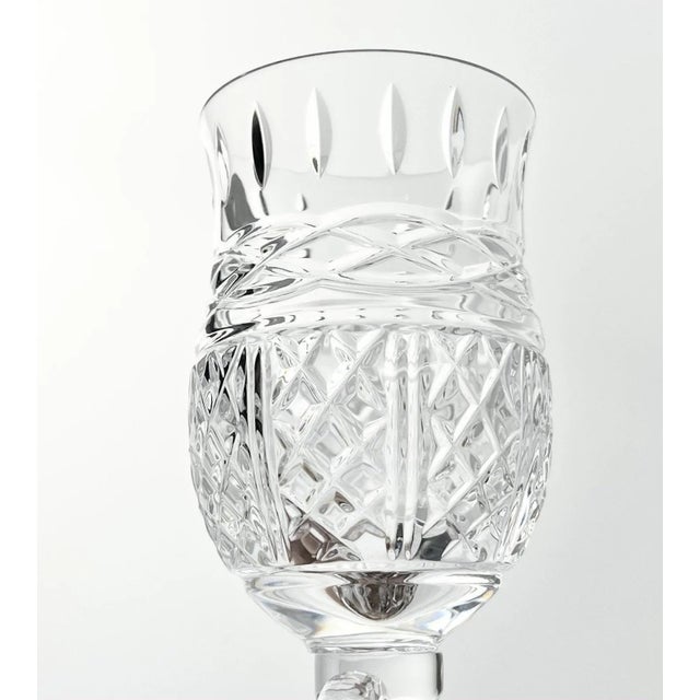 Waterford (Marquis) “Sheridan” Crystal Bulbous Flower Vase For Sale In Dallas - Image 6 of 11
