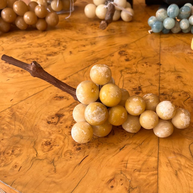 Mid-Century Alabaster Grapes From Italy, 40s For Sale - Image 11 of 12