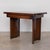Brown 1940s French Wavy Walnut Console Table For Sale - Image 8 of 15