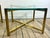 Gold Italian Brass and Glass Side Tables, 1970s, Set of 2 For Sale - Image 8 of 13