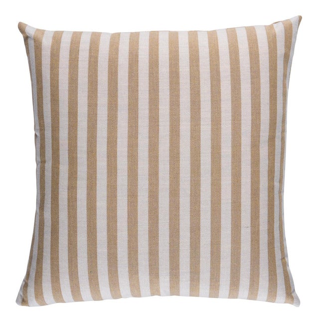 This pillow features Hanson Indoor/Outdoor Stripe with a Knife Edge finish. Woven in the U.S. from solution-dyed acrylic,...