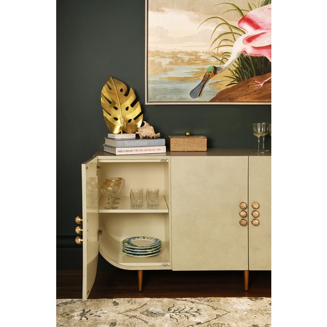 Metal Matthew Izzo Home Frond Brass Leaf Sculpture on Marble Base For Sale - Image 7 of 7