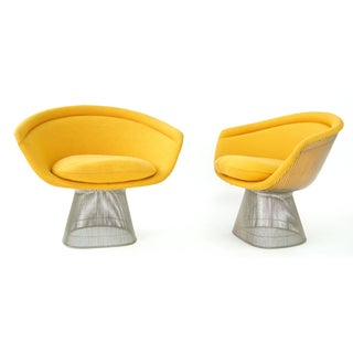 Warren Platner for Knoll Lounge Chairs, A Pair For Sale