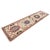 Traditional 21st Century Afghan Wool Sultanabad 3x12 Ivory, Red, & Blue Handmade Runner Rug #1143661 For Sale - Image 3 of 13