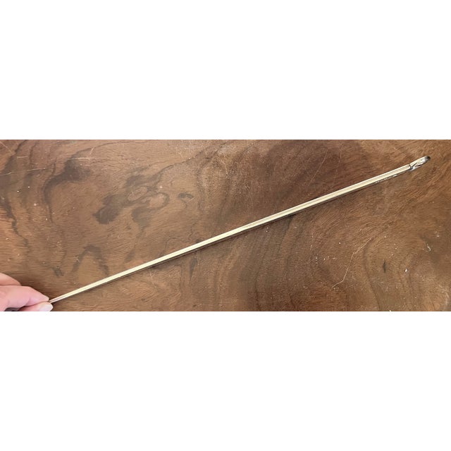 Antique Early 19th Century English George III Sterling Silver Meat Skewer or Letter Opener Hallmarked by Robert Garrard, London 1804 For Sale - Image 10 of 13