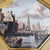 Baroque Vintage Abraham Storck "Port of Amsterdam" Print in Ornate Octagonal Frame For Sale - Image 3 of 7
