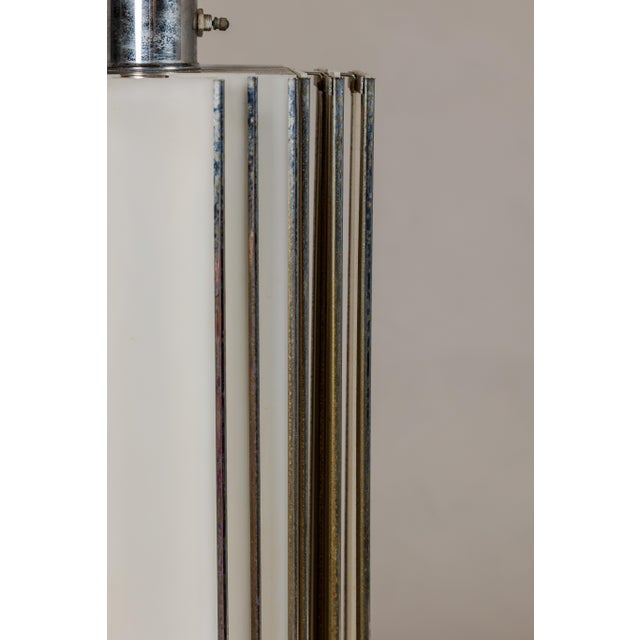 Mid 20th Century Art Deco Style Skyscraper Table Lamp with Two Lights For Sale - Image 10 of 12