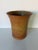 1980’s Vintage Organic Speckled Glazed Studio Pottery Planter / Vase For Sale - Image 9 of 12