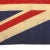 This vintage Union Jack flag is made from a wool cloth, with printed design visible on both sides. Please note small...