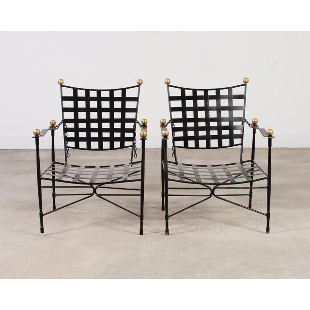 Set of Four Mario Papperzini Amalfi Adjustable Chain Lounge Chairs For Sale In Sacramento - Image 6 of 18