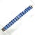 1950s Vintage Austrian Sapphire Crystal Bracelet 1950s For Sale - Image 5 of 9