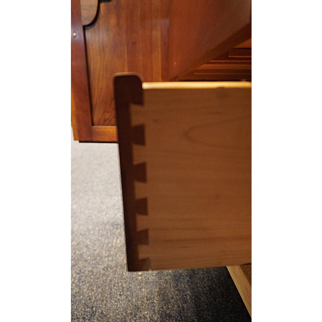 Wood Harden Furniture Solid Cherry Traditional Style 45" Media Armoire / Wall Unit For Sale - Image 7 of 10