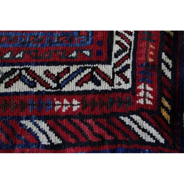 1930s 1930s Old Persian Kord Runner Rug 4’5″ X 9’7″ For Sale - Image 5 of 9