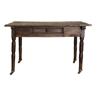 Antique Primitive Table/Desk For Sale