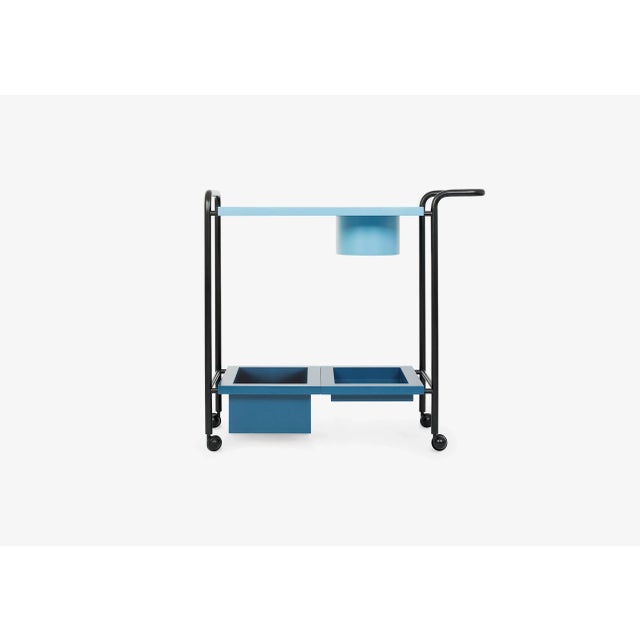 Joshua Tea Trolley by Marqqa, Set of 4 For Sale - Image 9 of 10