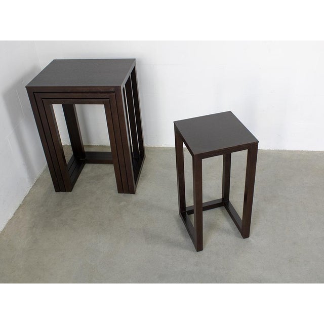 1980s Tables by J. Hoffmann for Wittmann 1980s, Set of 4 For Sale - Image 5 of 14
