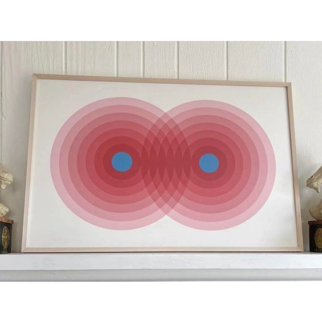 Kyohei Inukai "Echo" 1968 Rare Screenprint – Framed For Sale In Seattle - Image 6 of 6