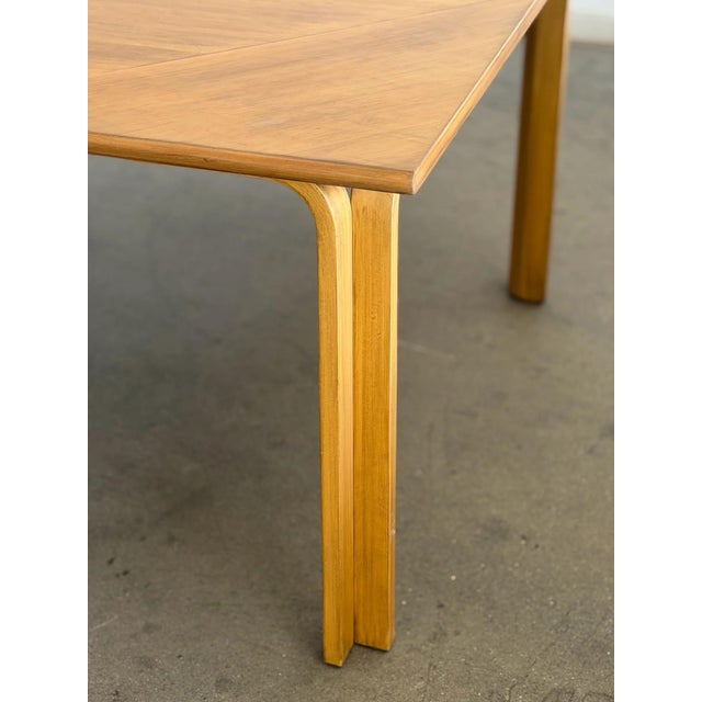 1970s Danish Modern Reworked Dining Table For Sale - Image 4 of 8