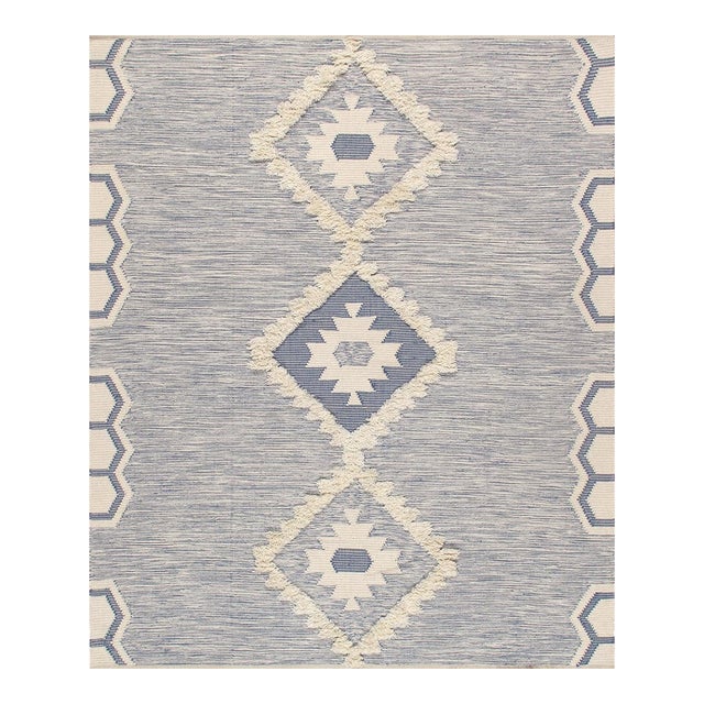 Pasargad Home Santa Fe Ivory Wool Area Rug, 9' 0'' X 12' 0'' For Sale