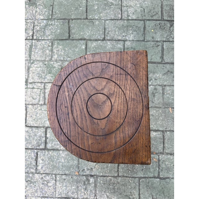 Late 19th Century Late 19th Century French Farmhouse Milking Stool For Sale - Image 5 of 6