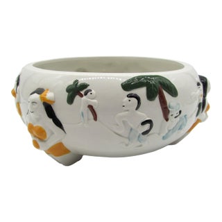 1980s Trader Vic's Hula Scorpion Bowl Tropical Tiki Barware Repro? Or Real? Trader VK's For Sale